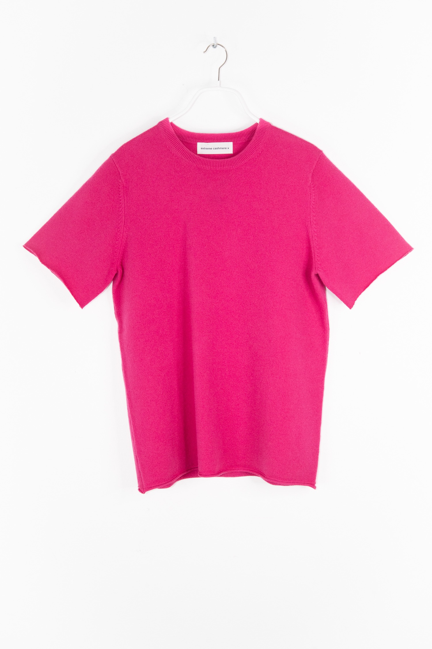Extreme Cashmere Strick-T-Shirt in Pink