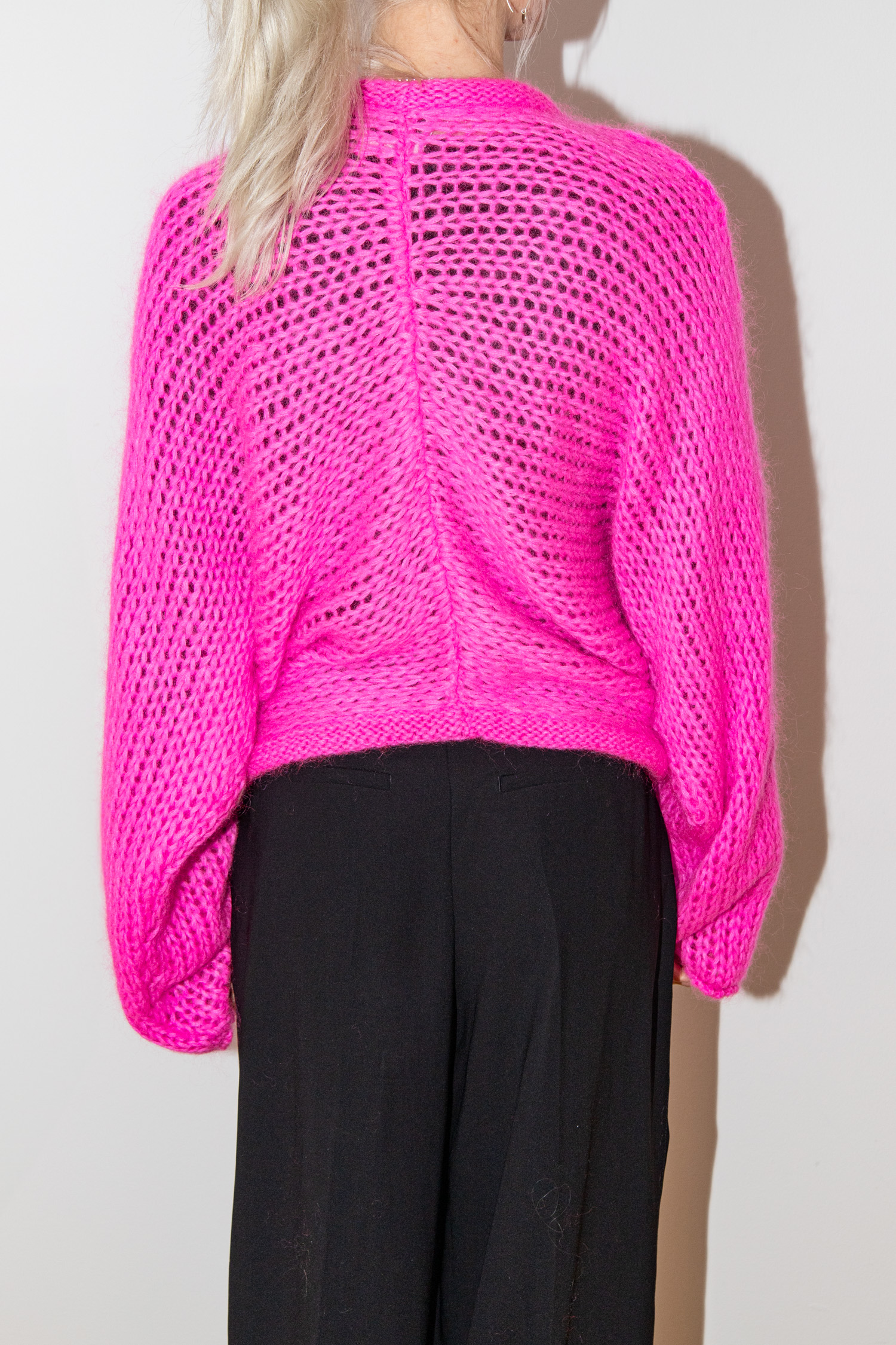 Forte Forte lockere Strickjacke in Neonpink