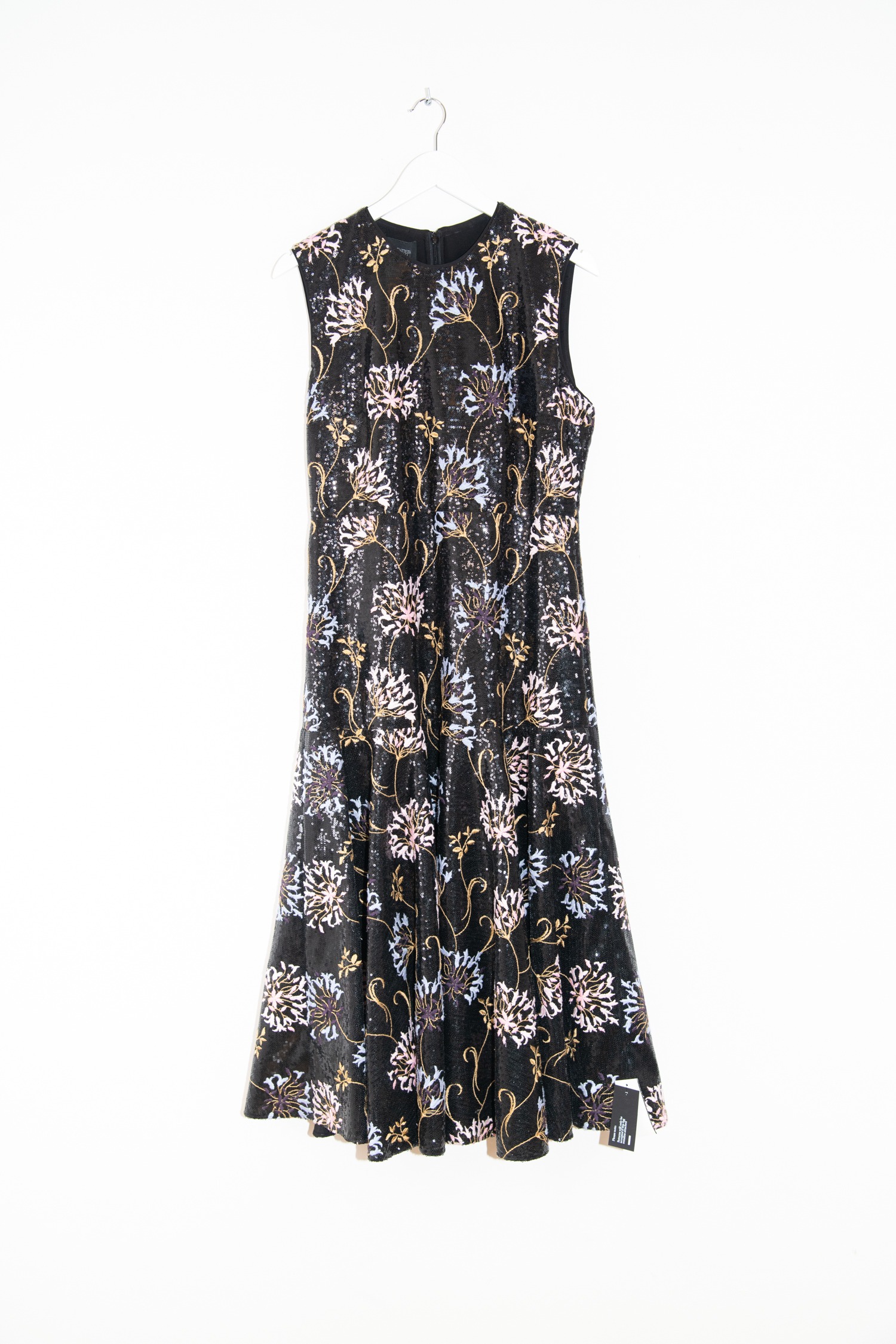 Giambattista Valli "Dandelion" Maxikleid mit Pailletten und Blumenmuster