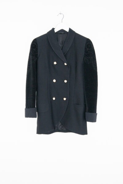Gianni Versace Vintage Blazer in Schwarz