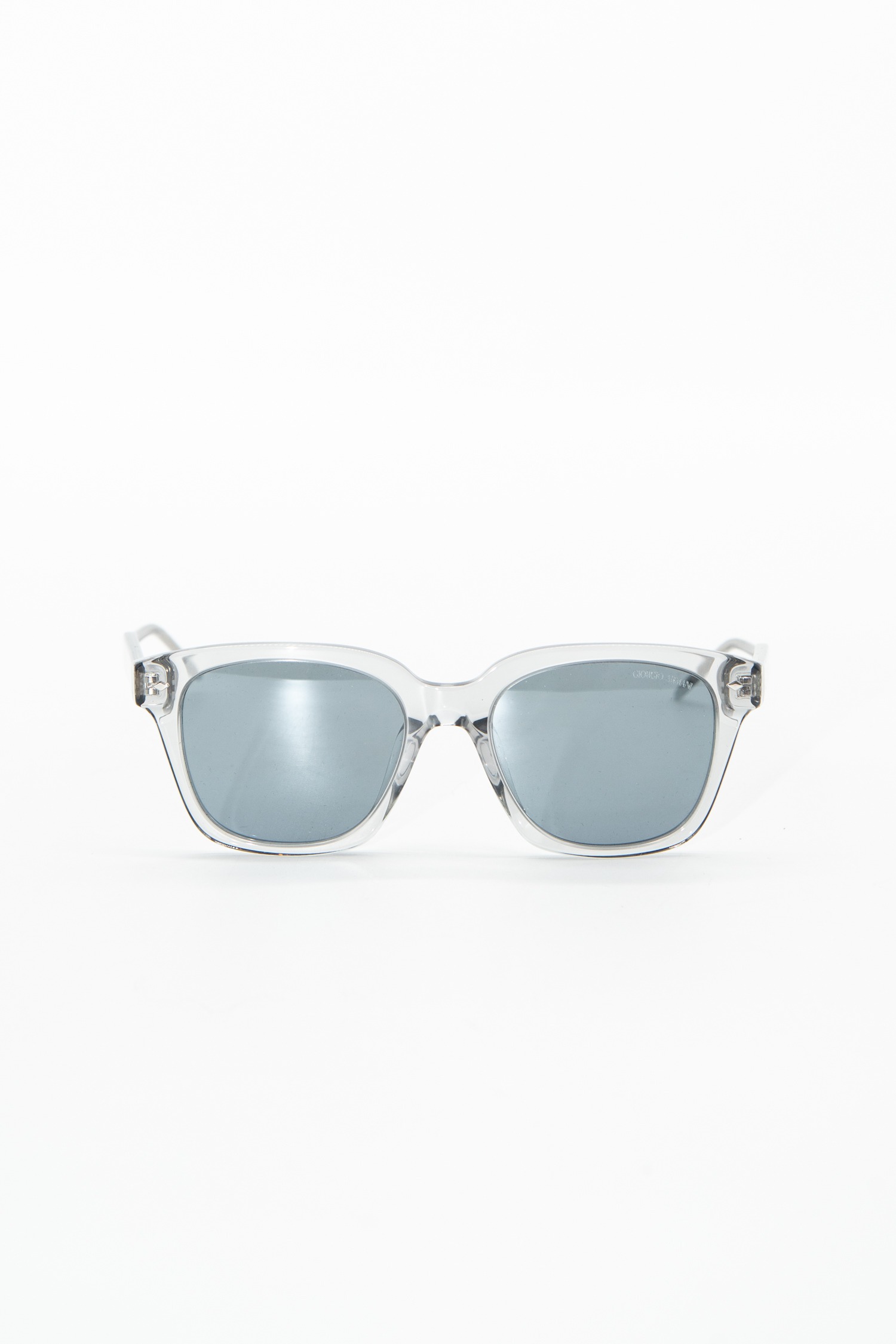 Giorgio Armani Sonnenbrille in Transparent und Hellblau
