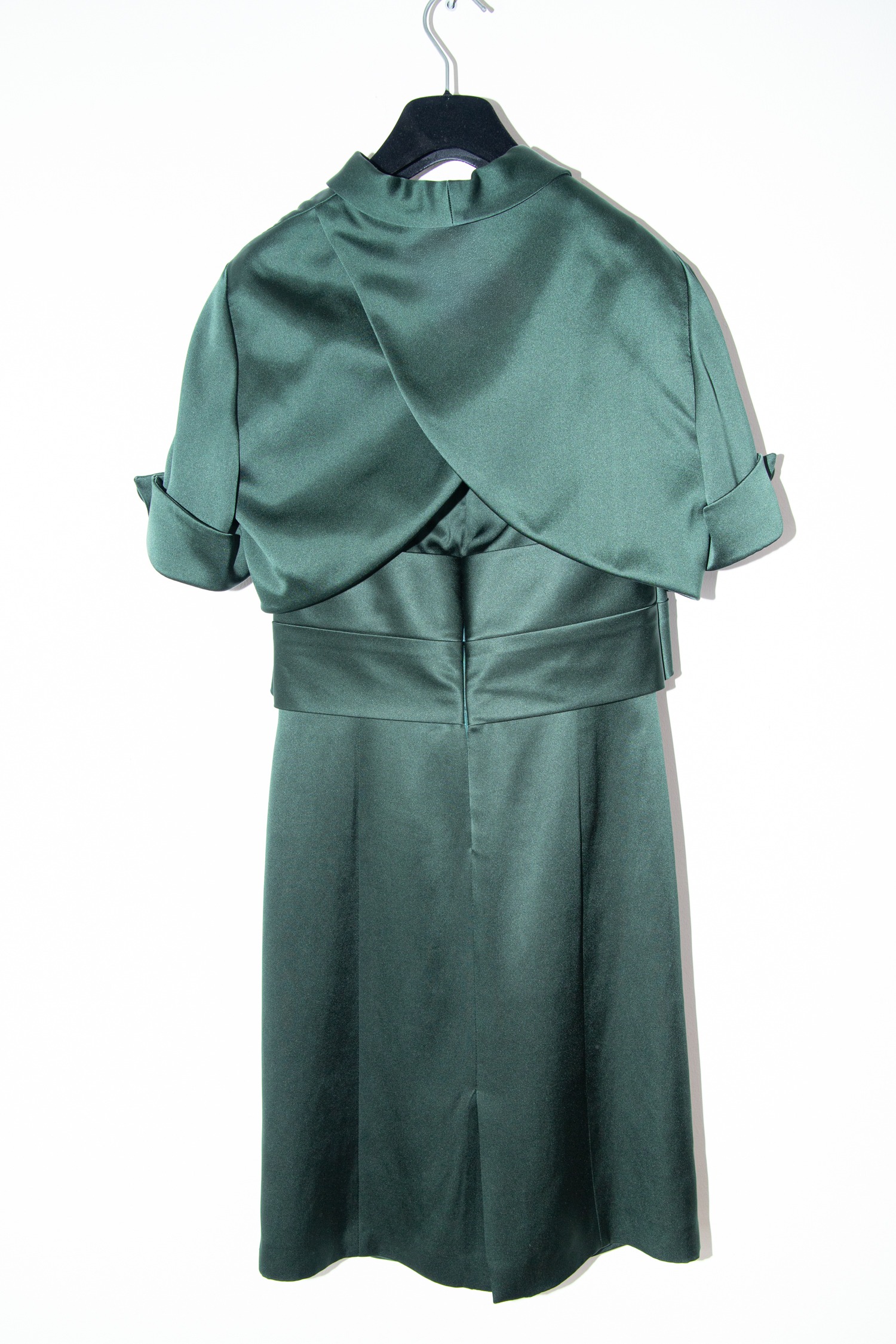 Escada Minikleid mit Blumenprint und Spitze in Rosa