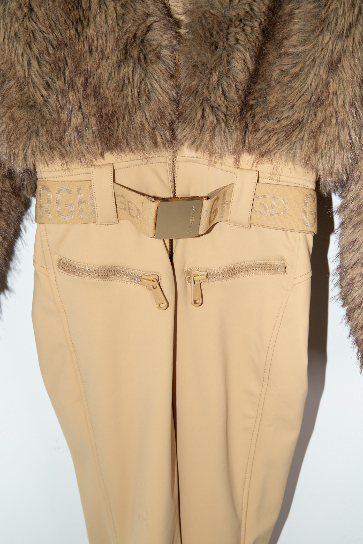 Goldbergh x Mytheresa "Celessa" Skianzug in Sandfarben