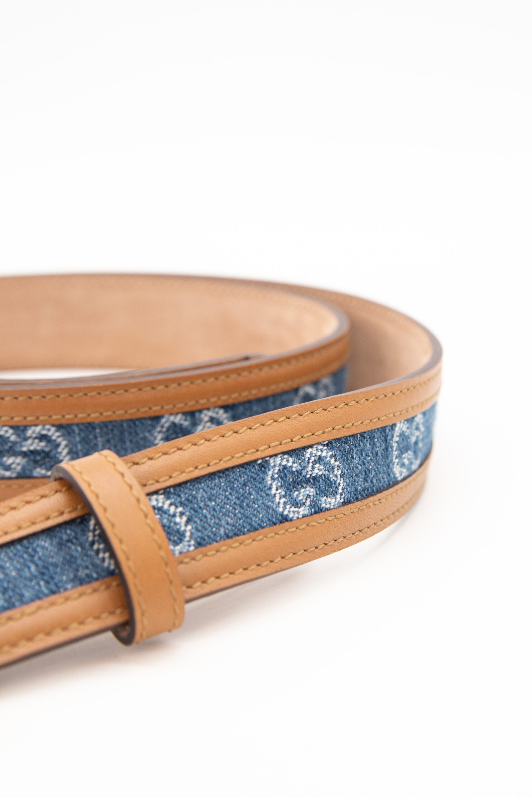 Gucci Gürtel in Blau und Braun