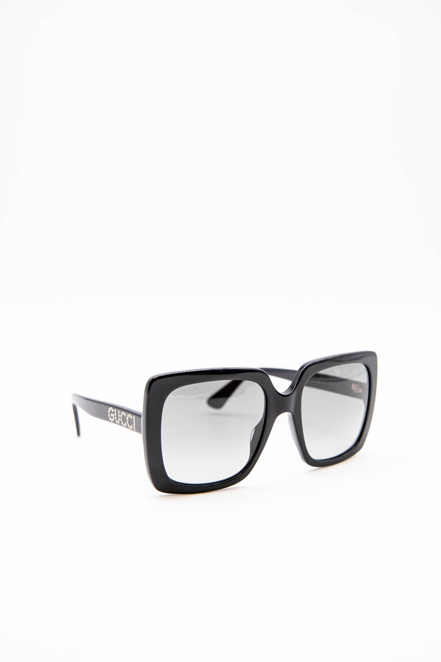 Gucci Sonnenbrille mit rechteckigem Rahmen in Schwarz