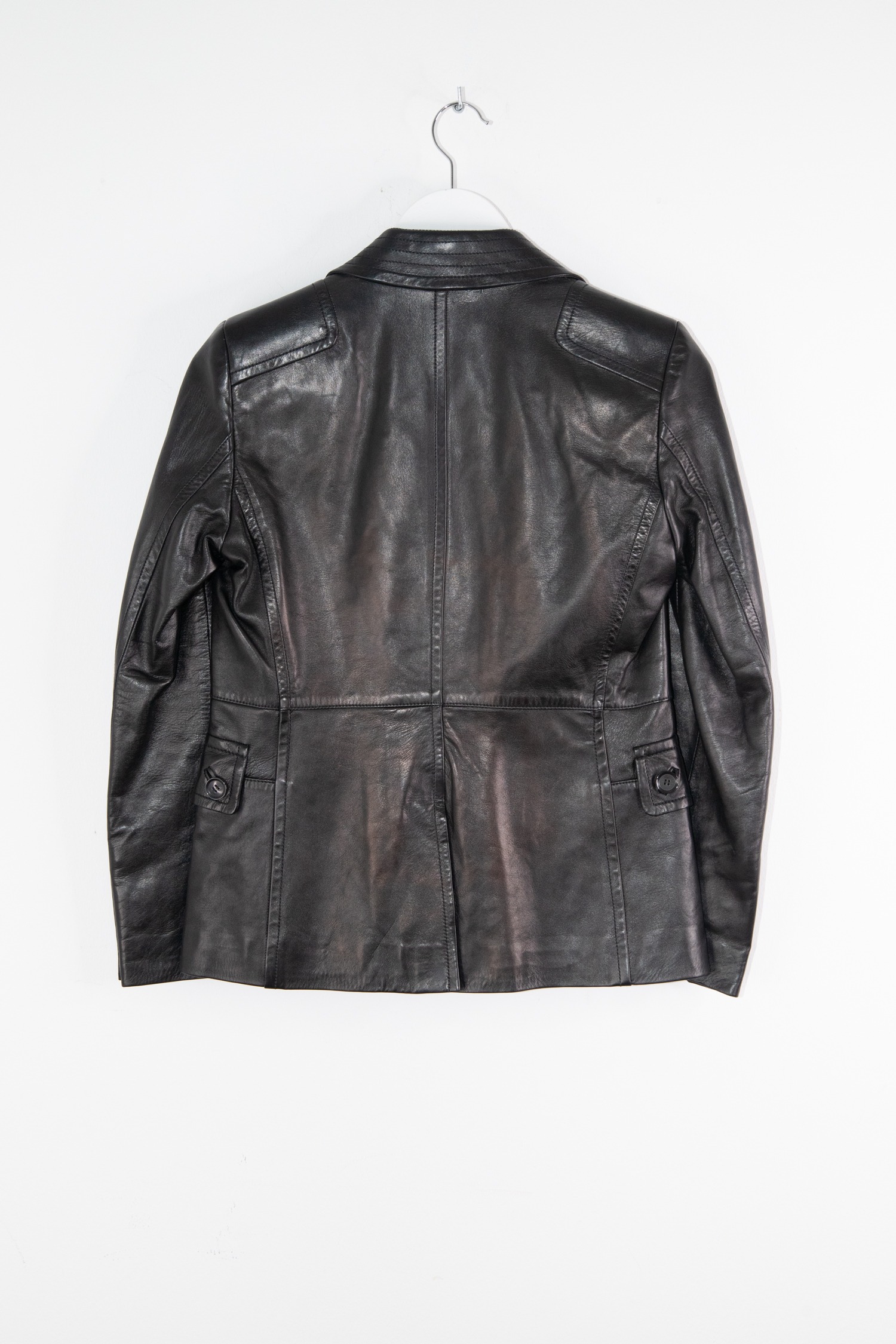 Gucci Lederblazer in Schwarz