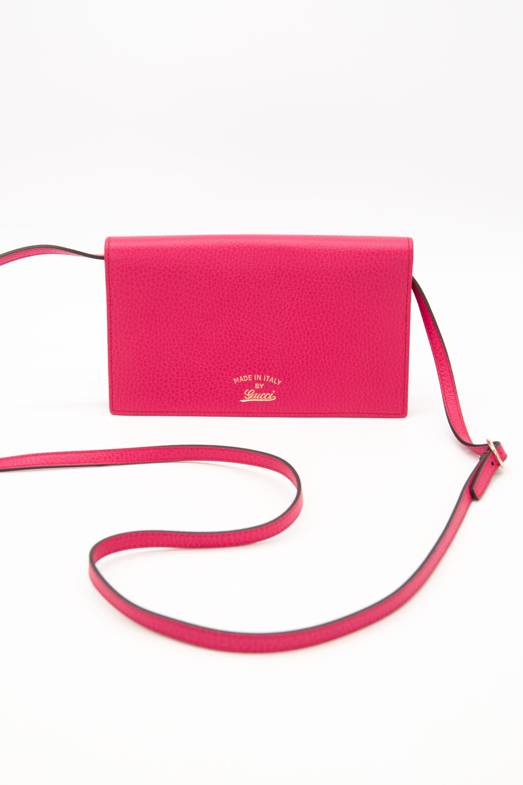 Gucci Clutch zum Umhängen in Pink und Gold