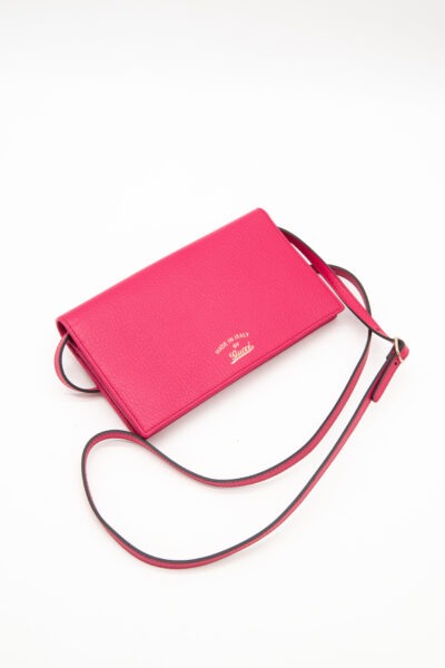 Gucci Clutch zum Umhängen in Pink und Gold