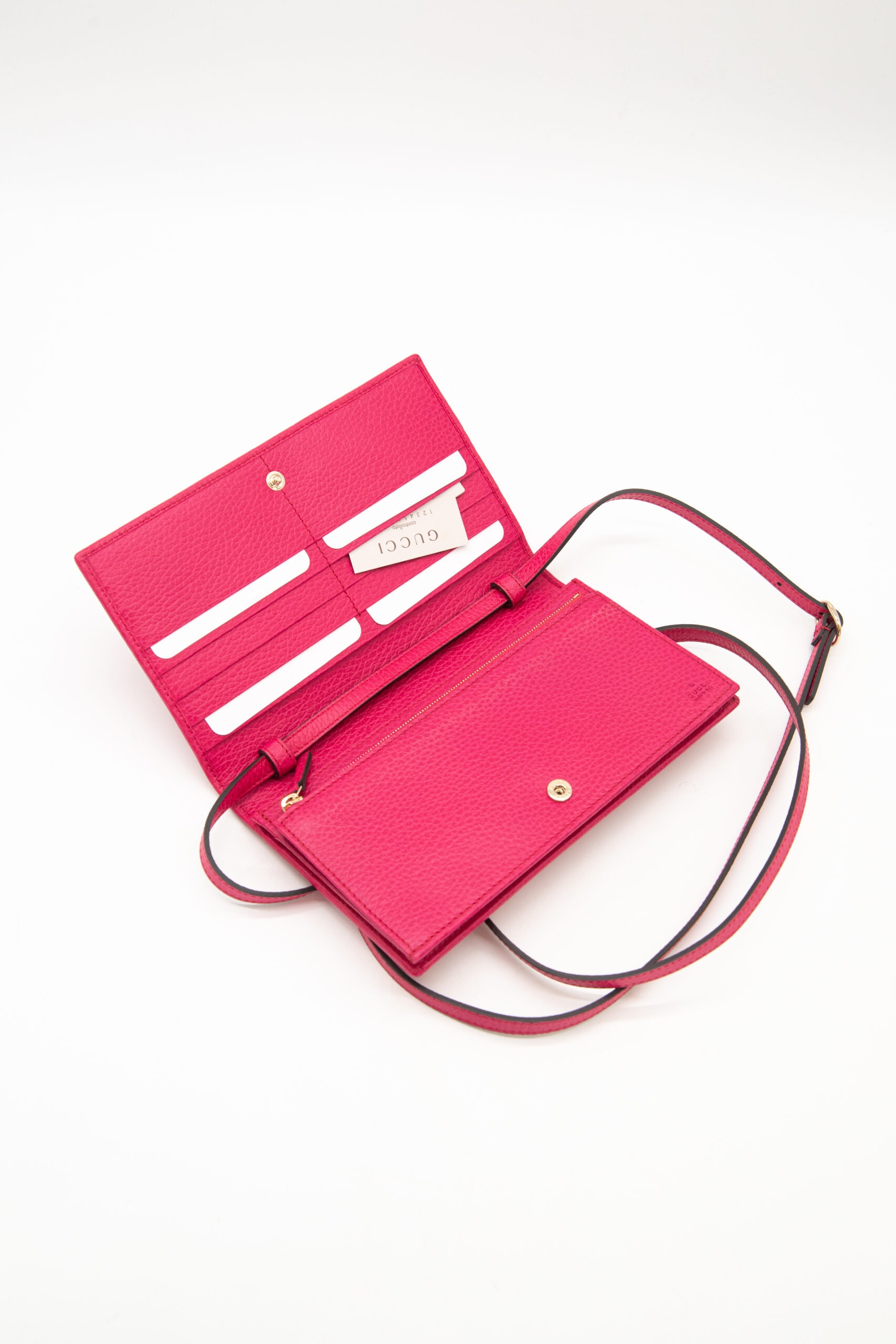 Gucci Clutch zum Umhängen in Pink und Gold