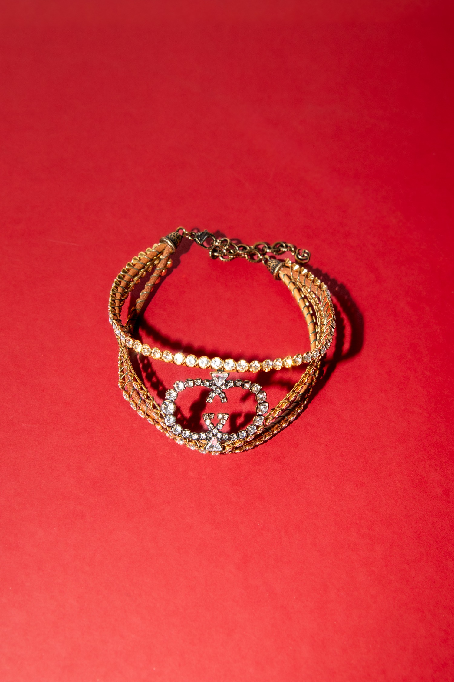 MCM "Patricia" Portemonnaie zum Umhängen in Rosa und Silber