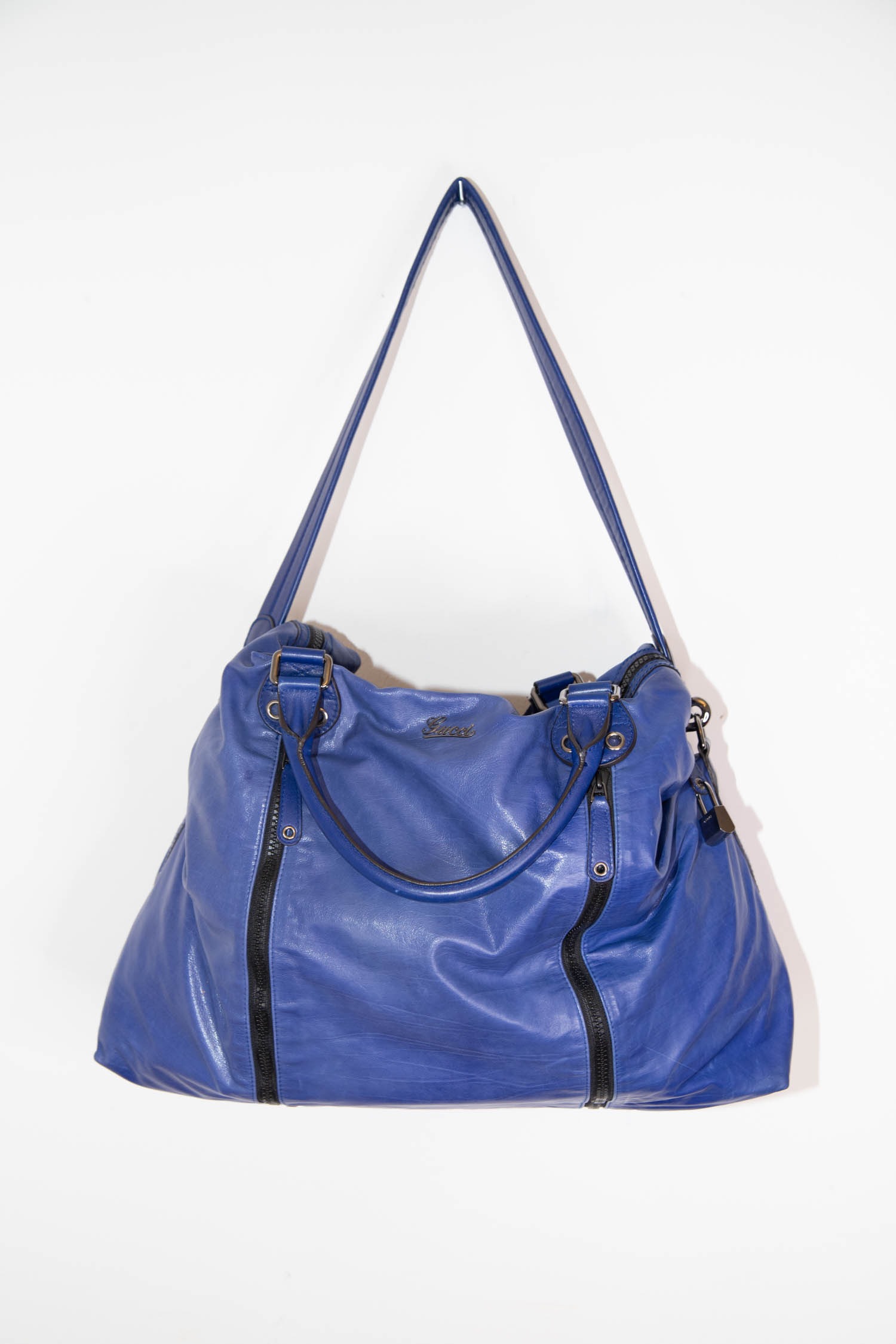 Gucci Weekender in Kobaltblau