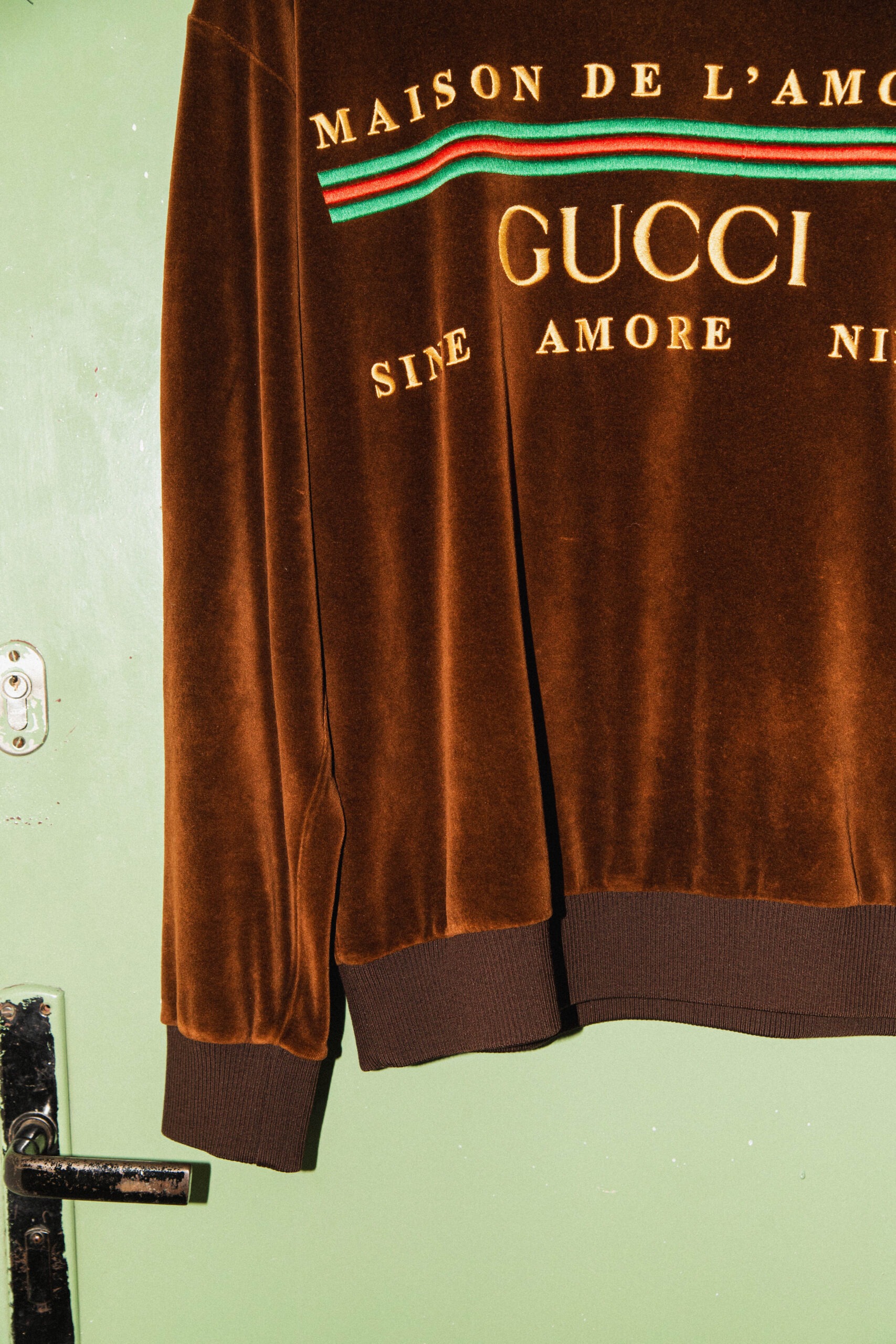 Gucci "Maison de l´Amour" Sweatshirt in Braun