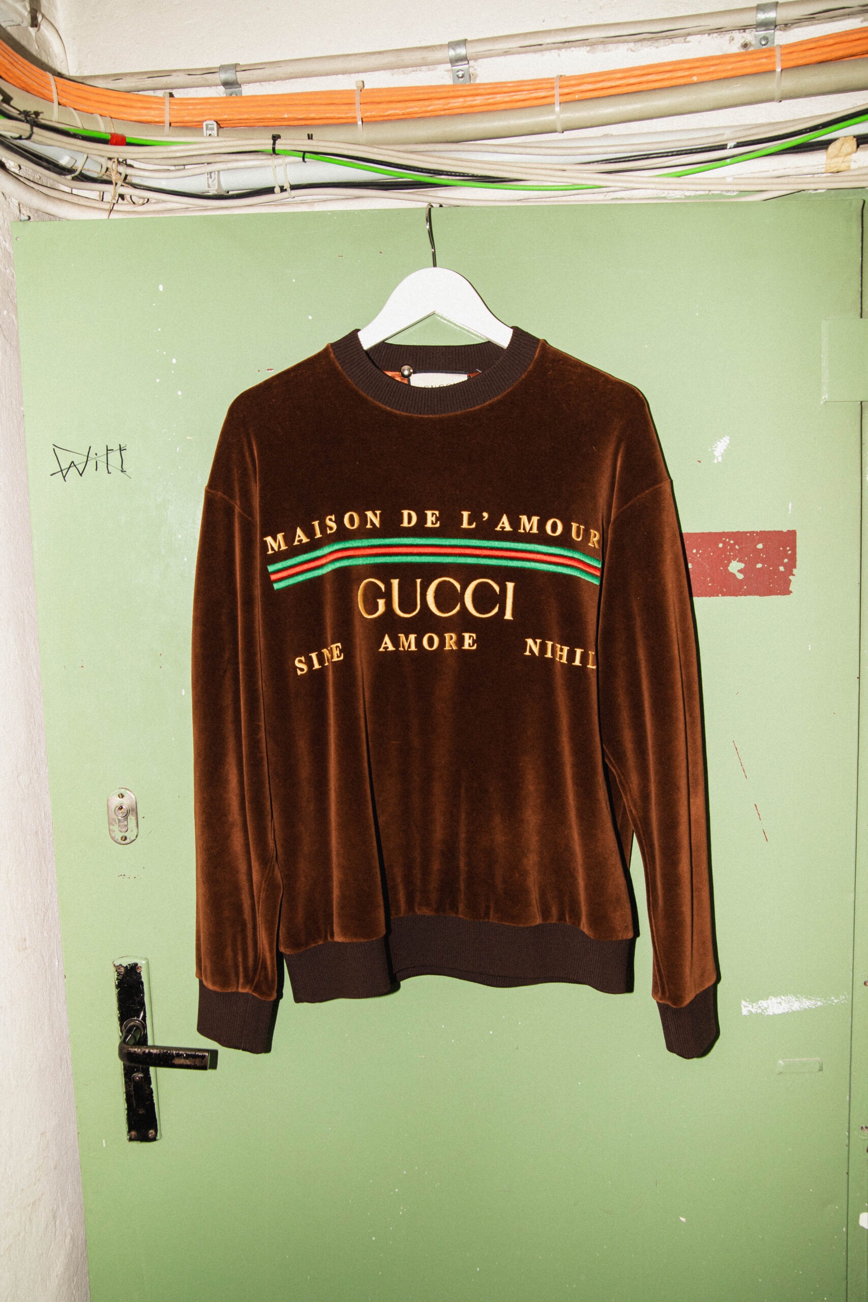 Gucci "Maison de l´Amour" Sweatshirt in Braun
