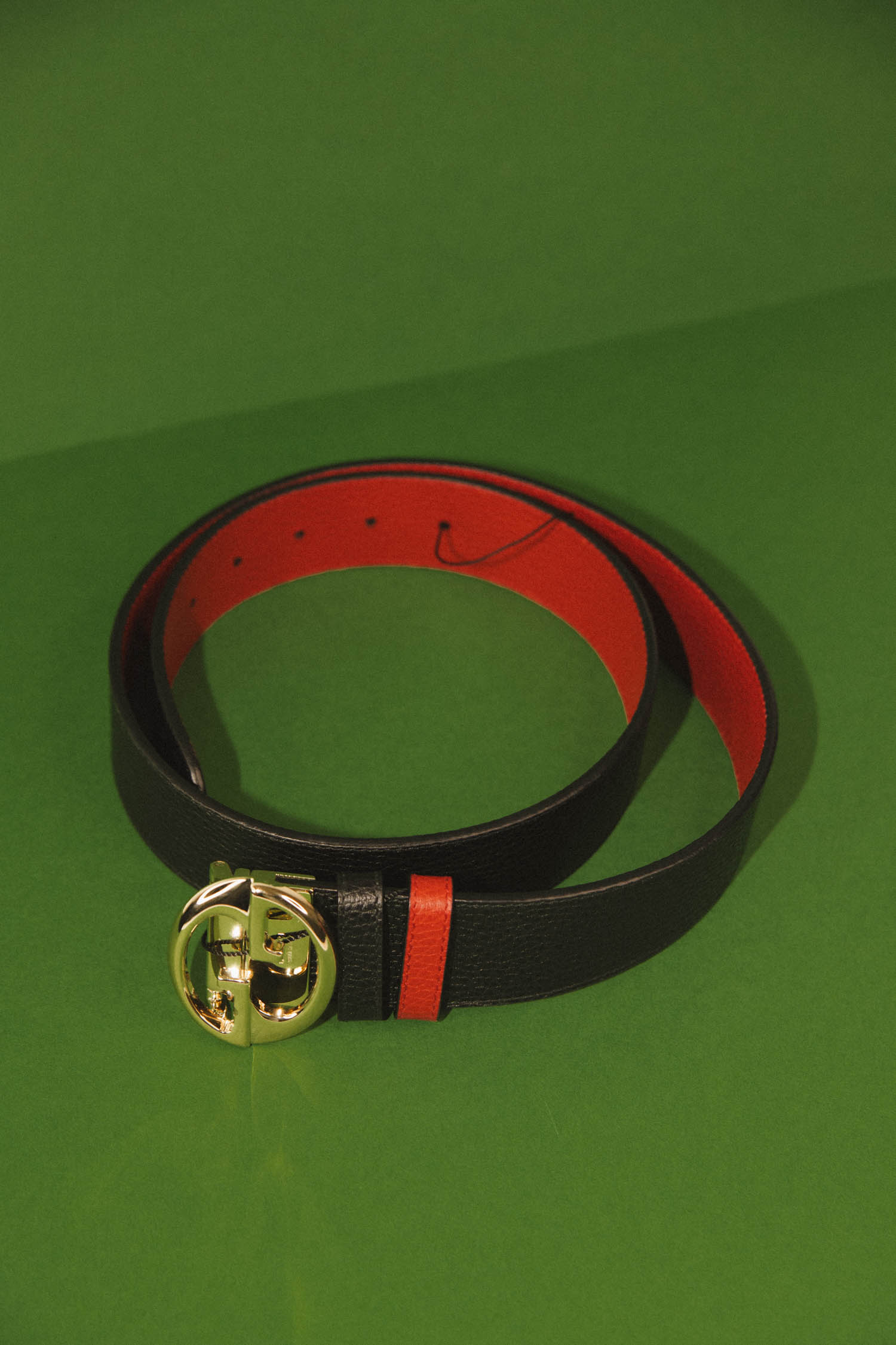 Gucci Wendegürtel in Schwarz und Rot