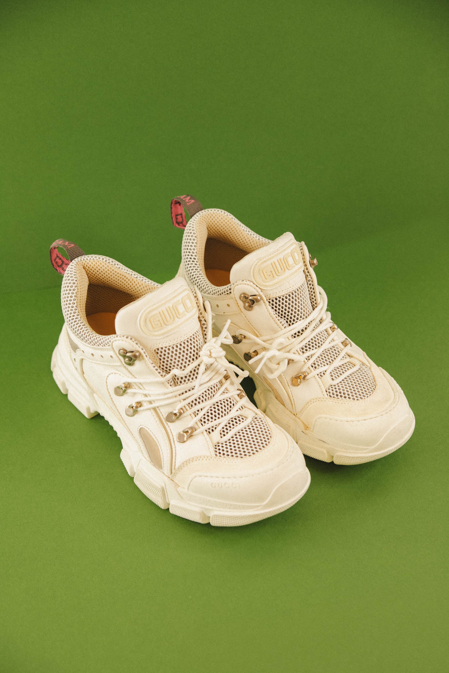 Gucci "Flashtrack" Sneakers in Weiß