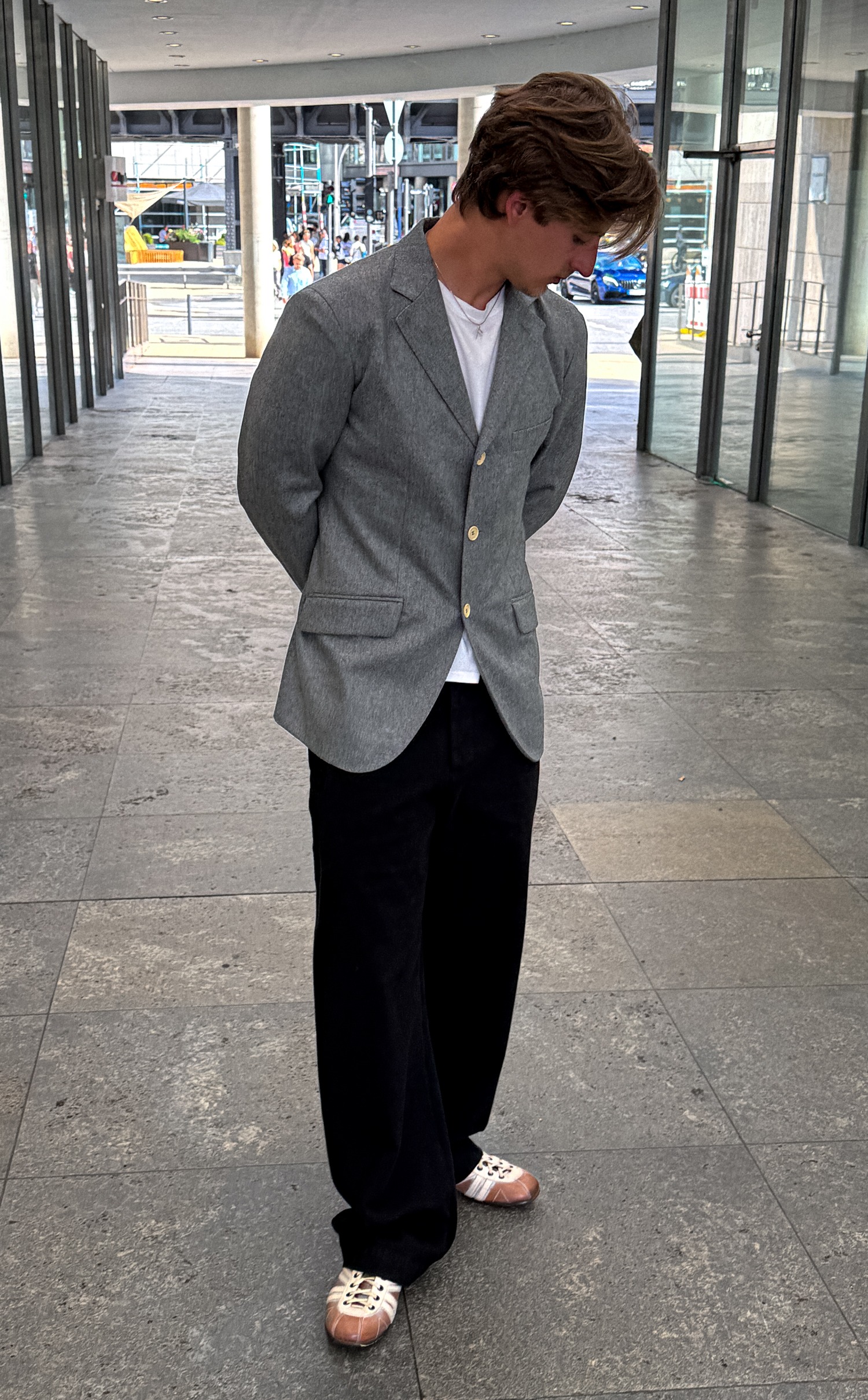 Loro Piana Cashmere Blazer in Grau