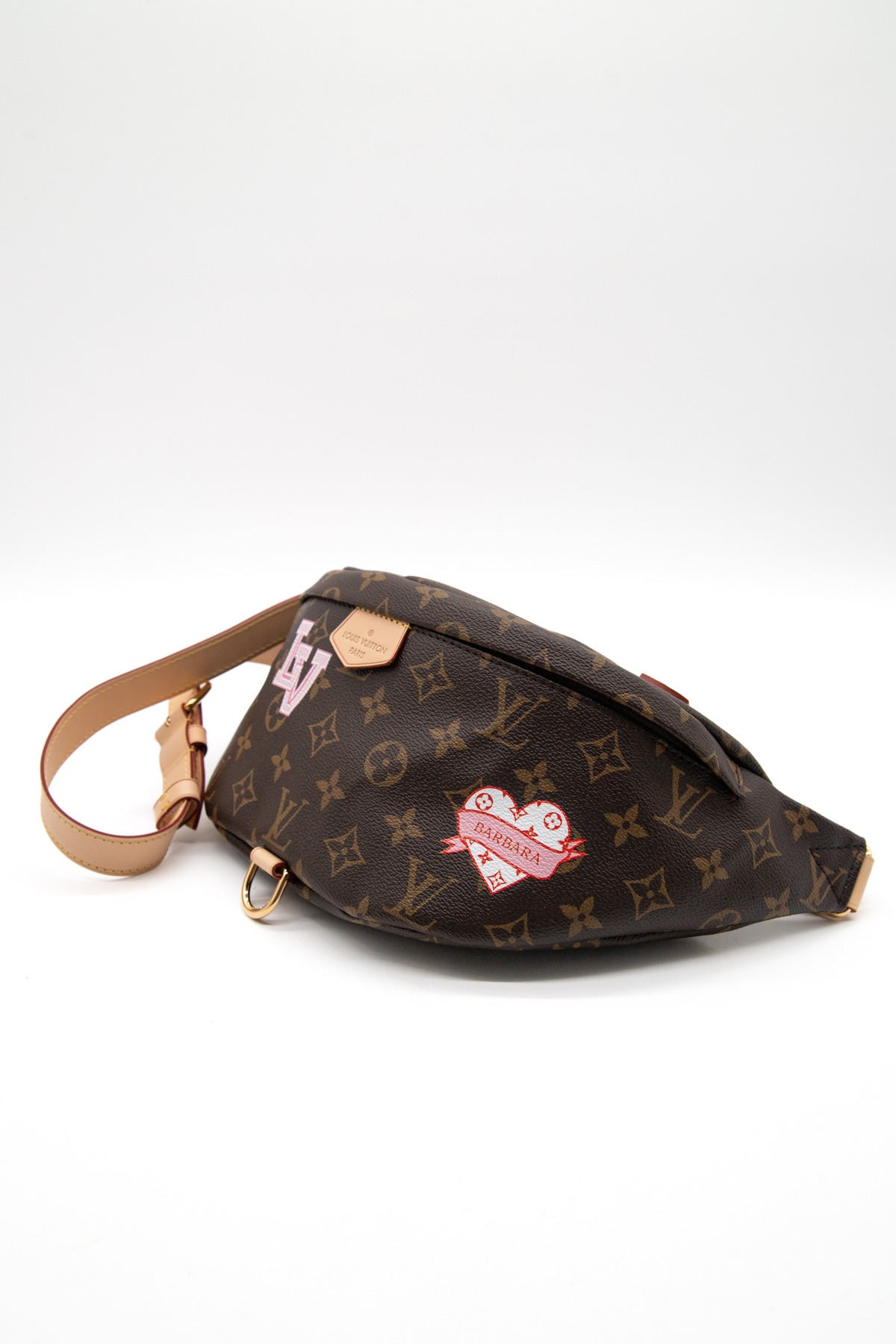 Louis Vuitton "Bum Bag My World Tour" Umhängetasche in Braun