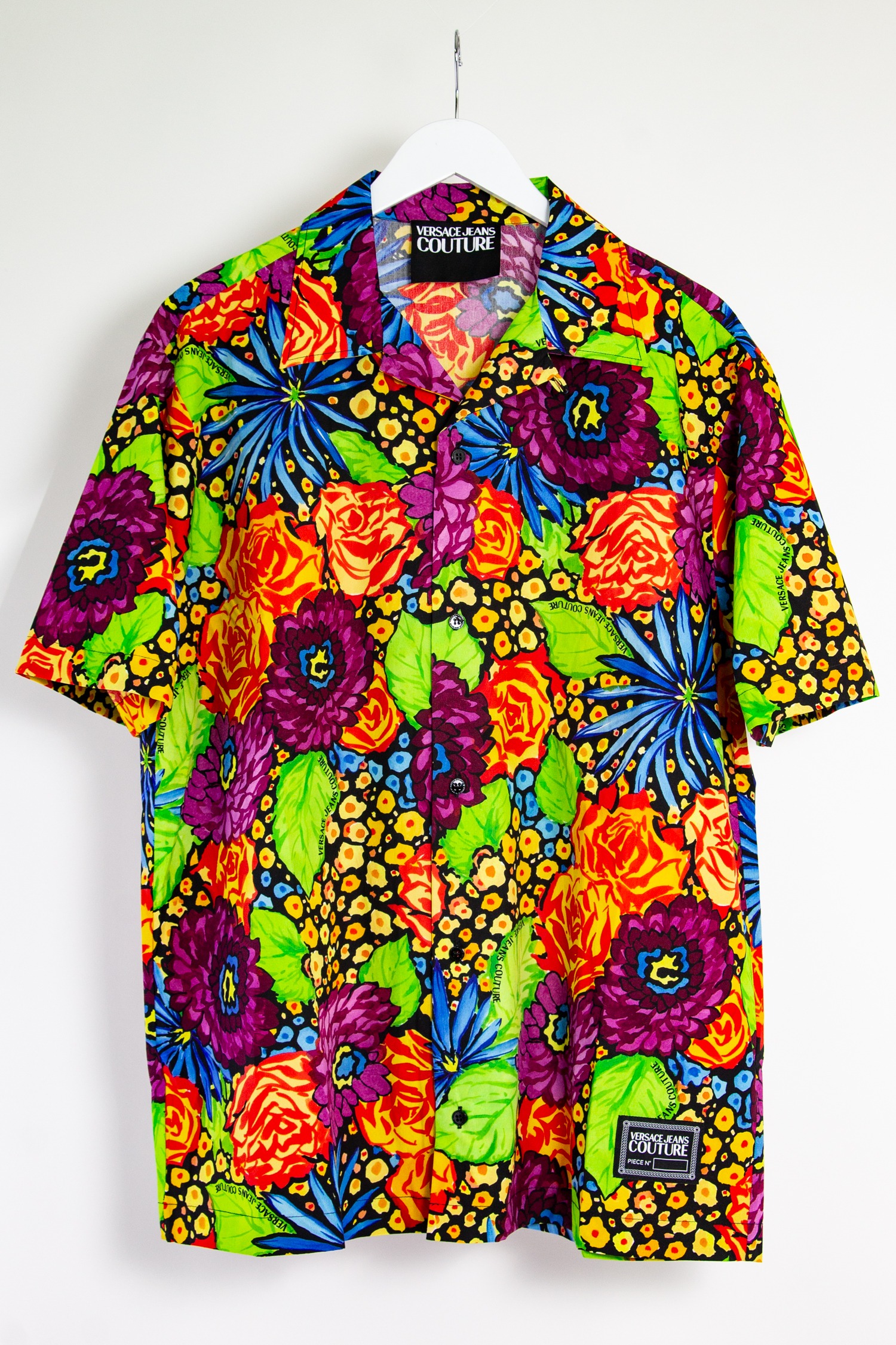 Versace Jeans Couture kurzarm Hemd mit Print