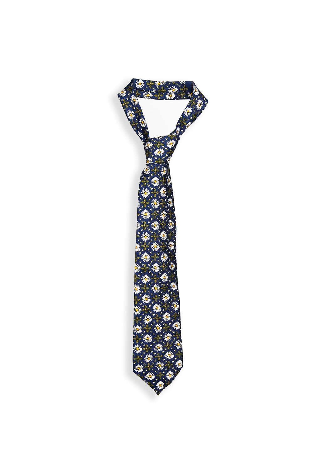 Yves Saint Laurent Krawatte in Blau mit Print