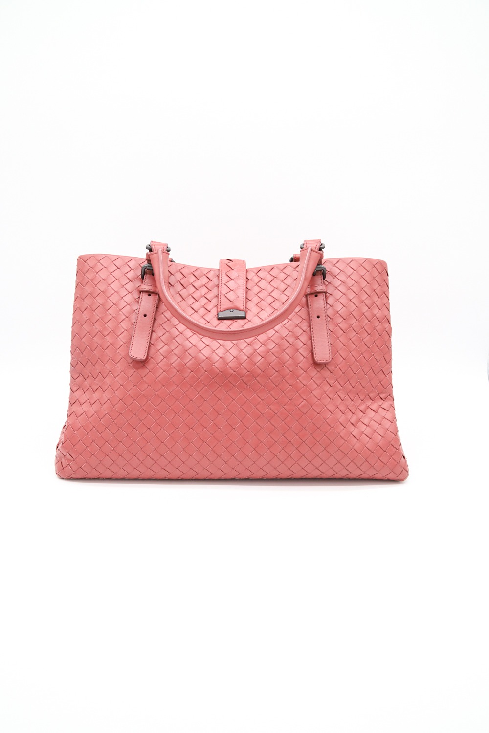 Bottega Veneta "Intrecciato Roma" Handtasche in Mauve