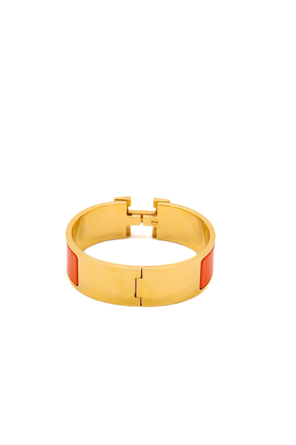 Hermès "Clic Clac" Armreif in Orange