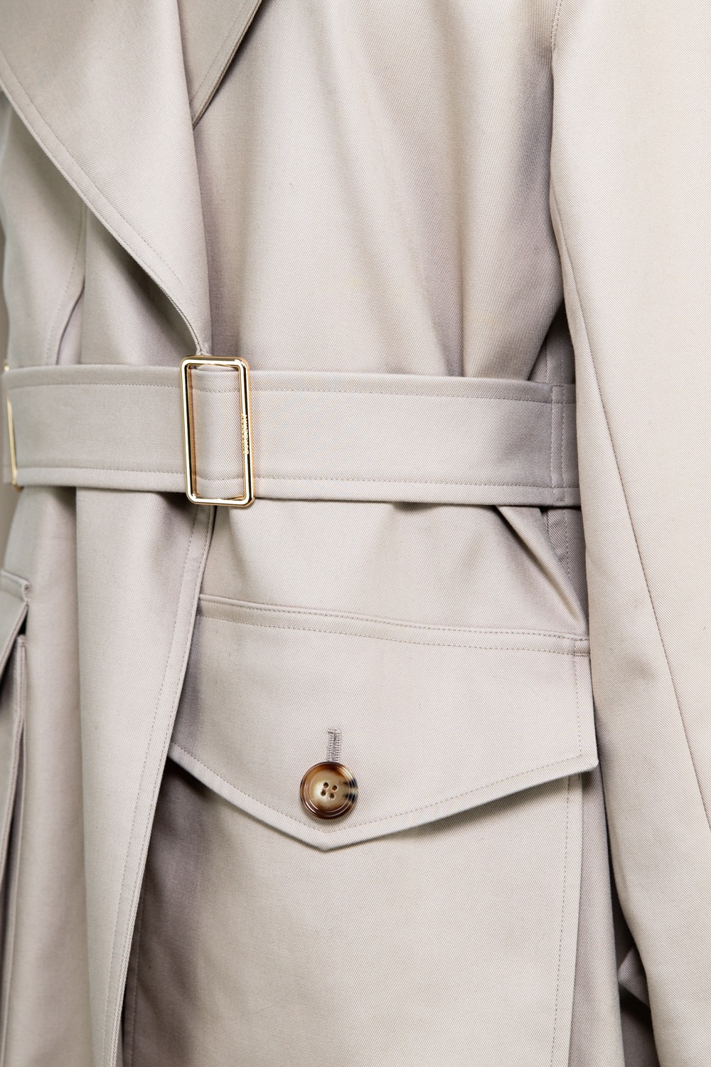 Burberry Trenchcoat mit großen Pattentaschen in Beige