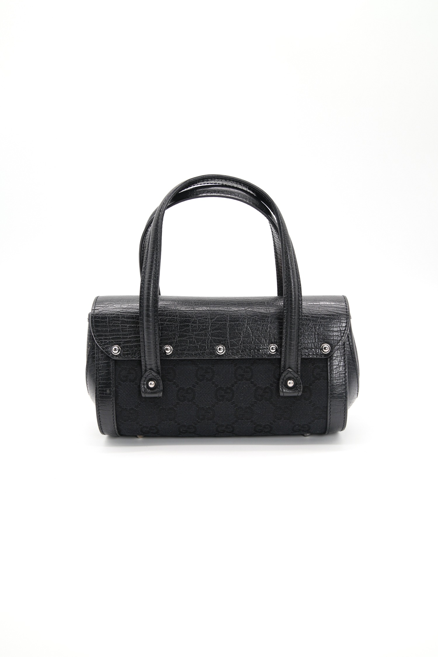 Gucci "Bamboo Bullet" Tasche in Schwarz