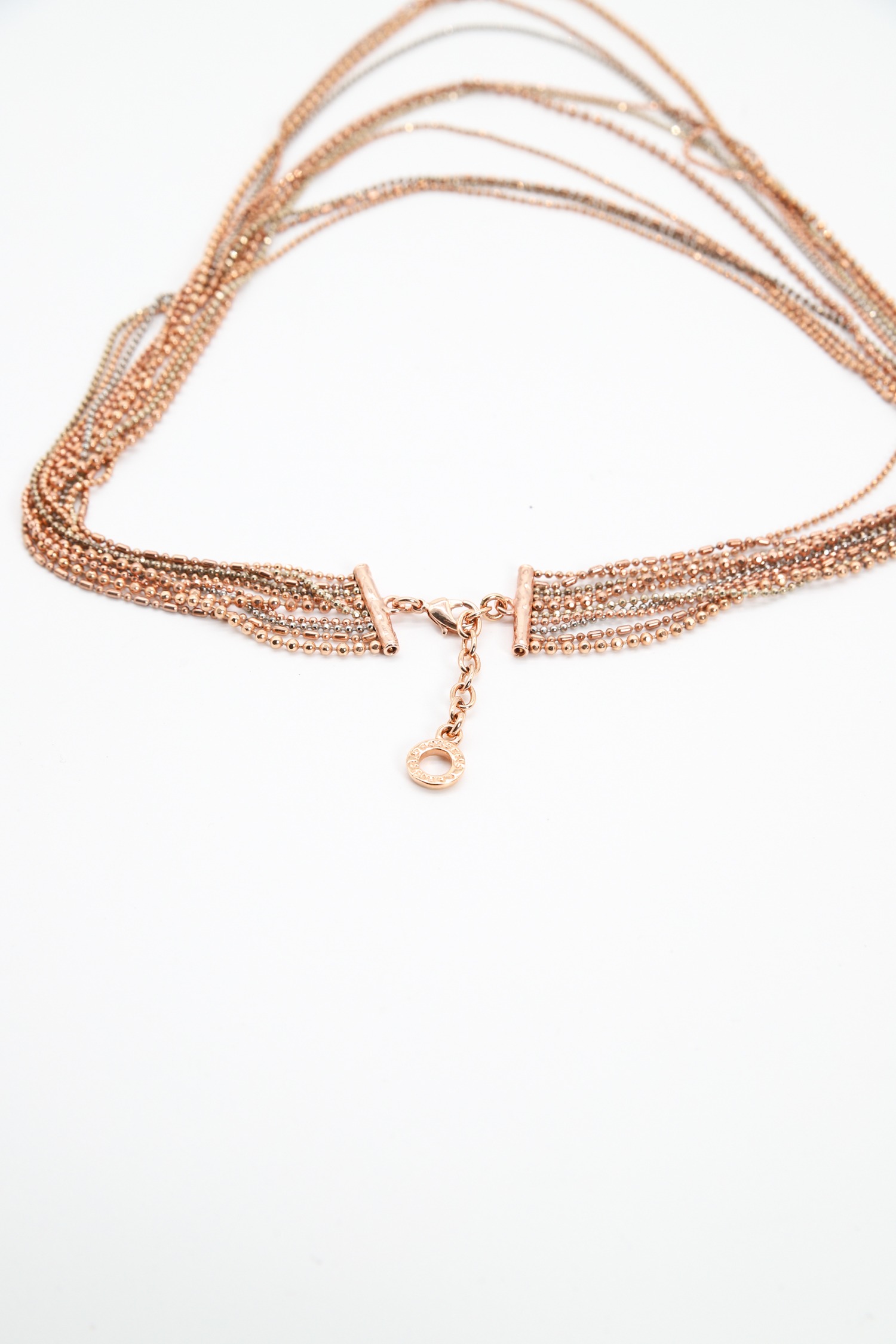 Goosens Paris Mehrgliedrige Kette in Roségold und Silber