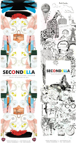 Illustrationen Mai-Li Hellweg - ELLE City 2014