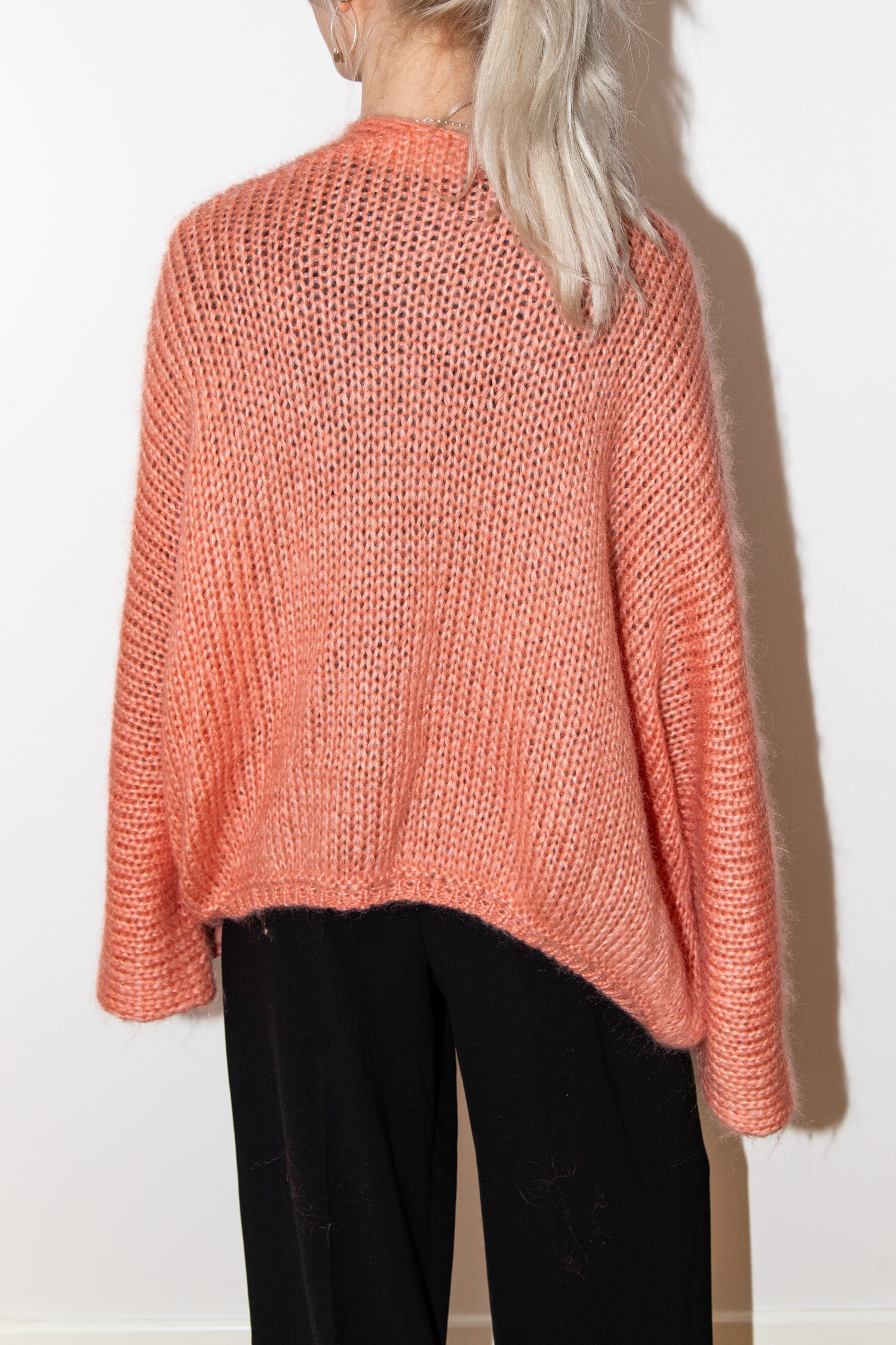 Items 14 lockere Strickjacke in Apricot