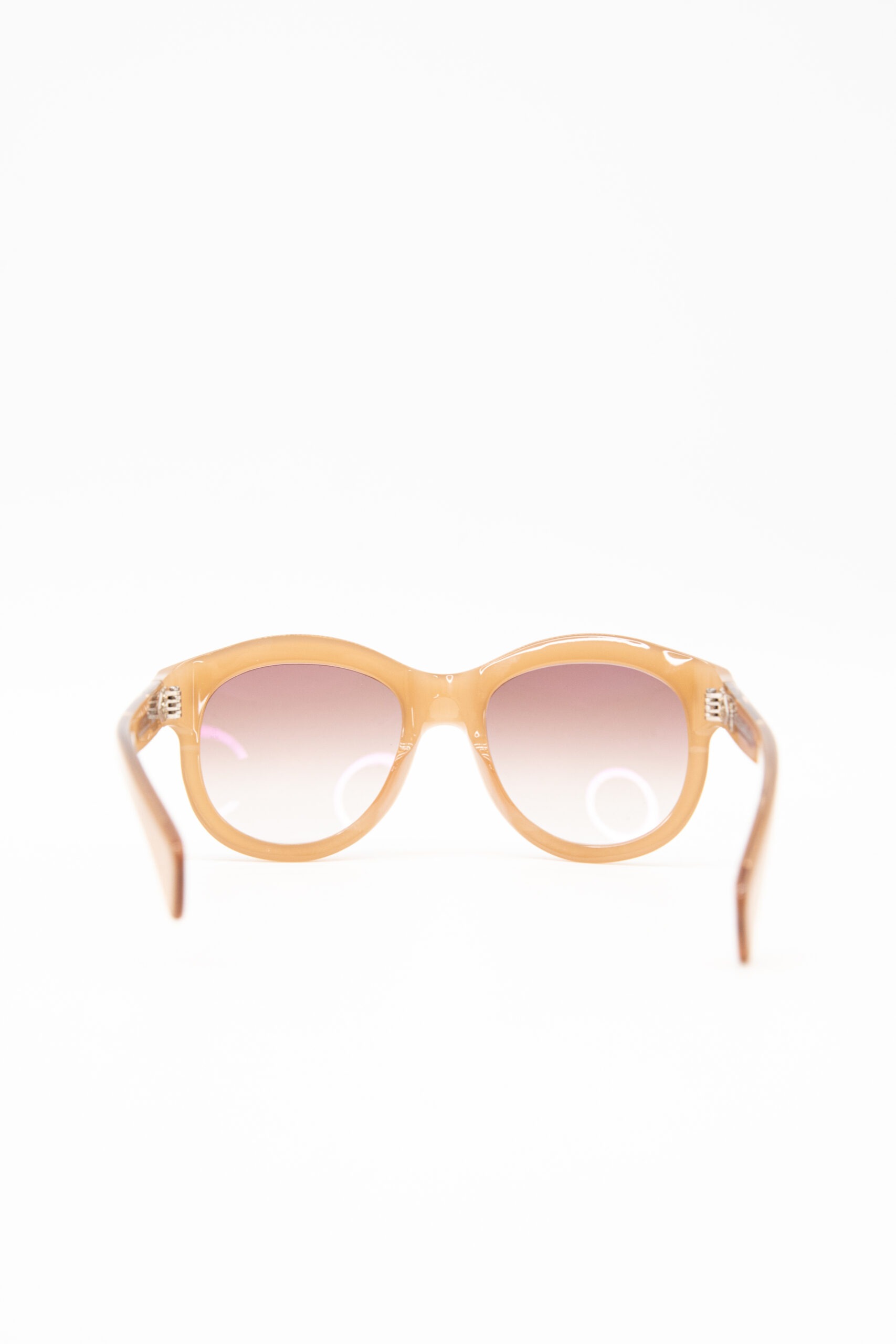 Jacques Marie Mage "Jennie" Sonnenbrille in Braun und Silber