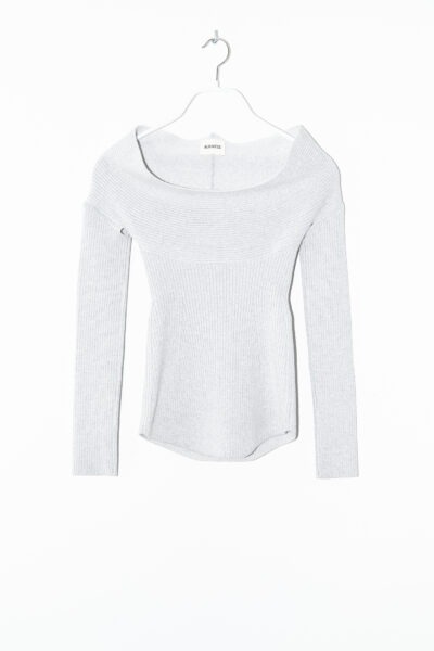Khaite Pullover mit Cut-Outs in Silber