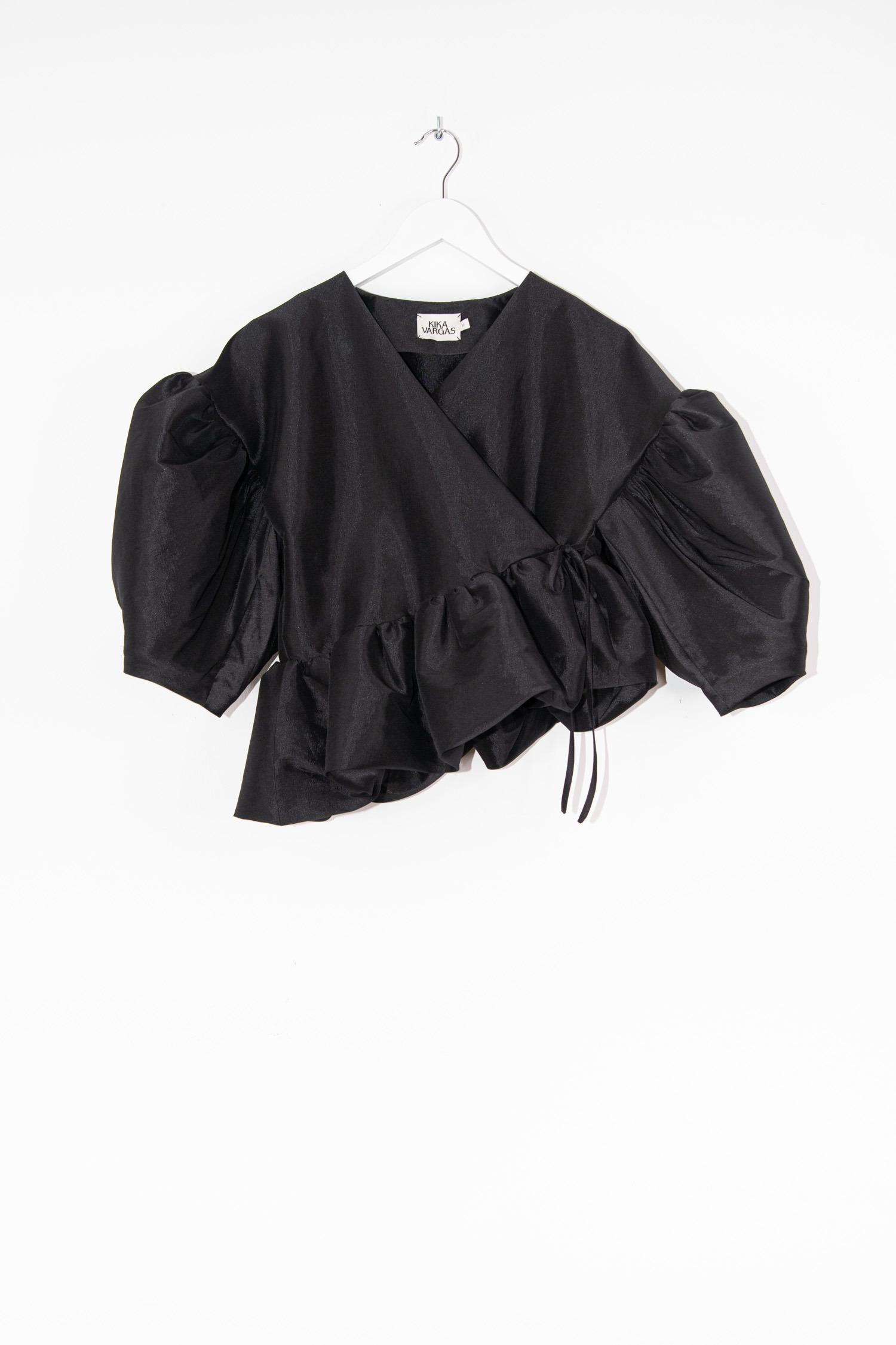 Kika Vargas "Amanda" Wickelbluse in Schwarz