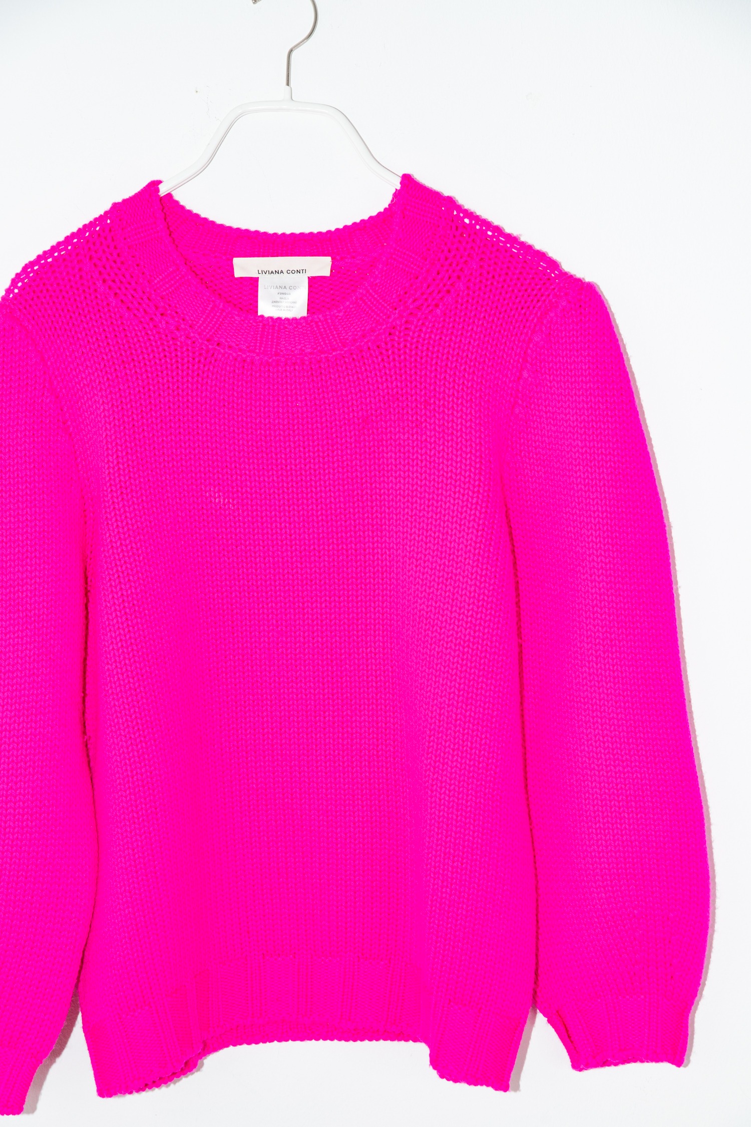 Liviana Conti Strickpullover in Neonpink