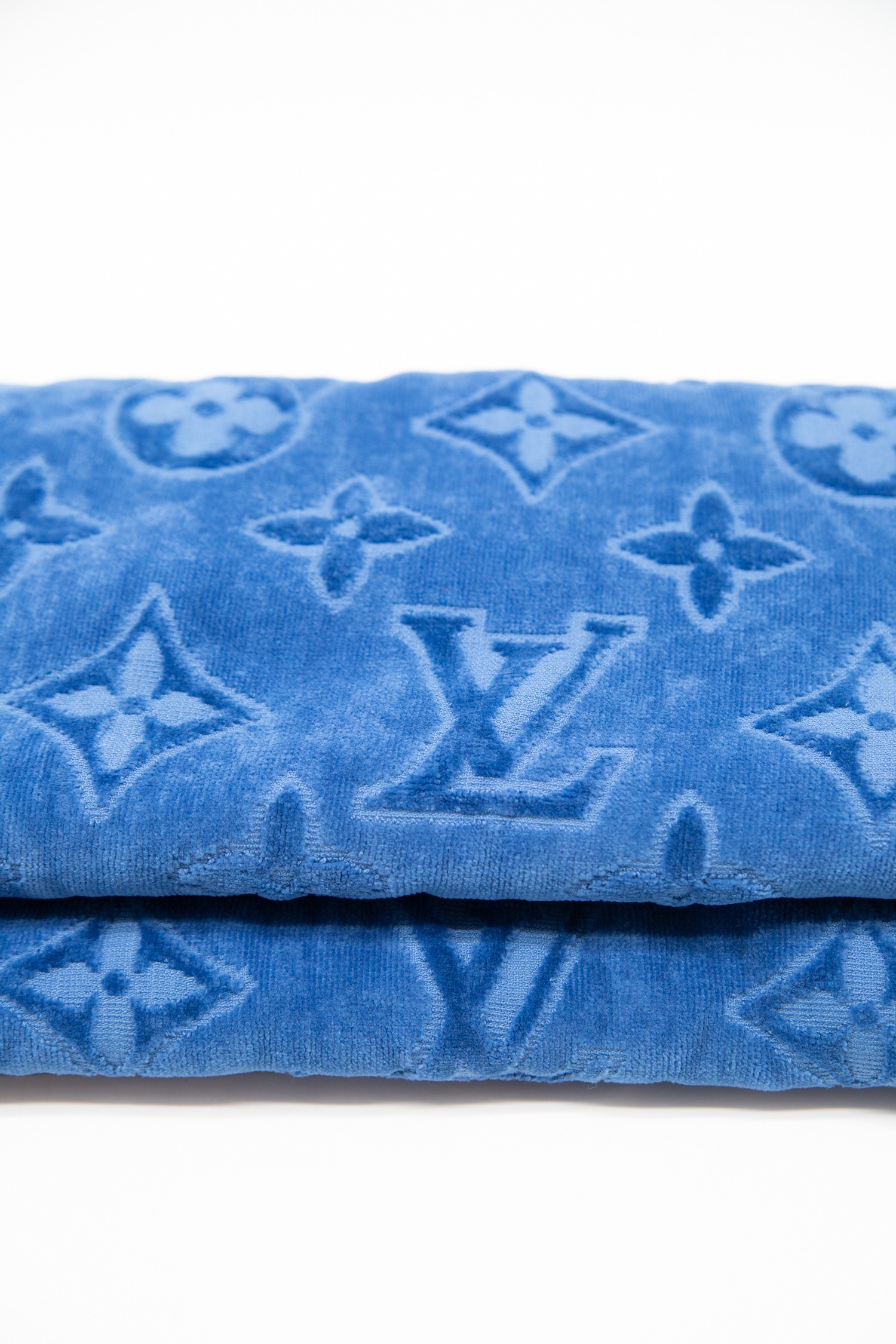 Louis Vuitton Badetuch in Blau und Weiß