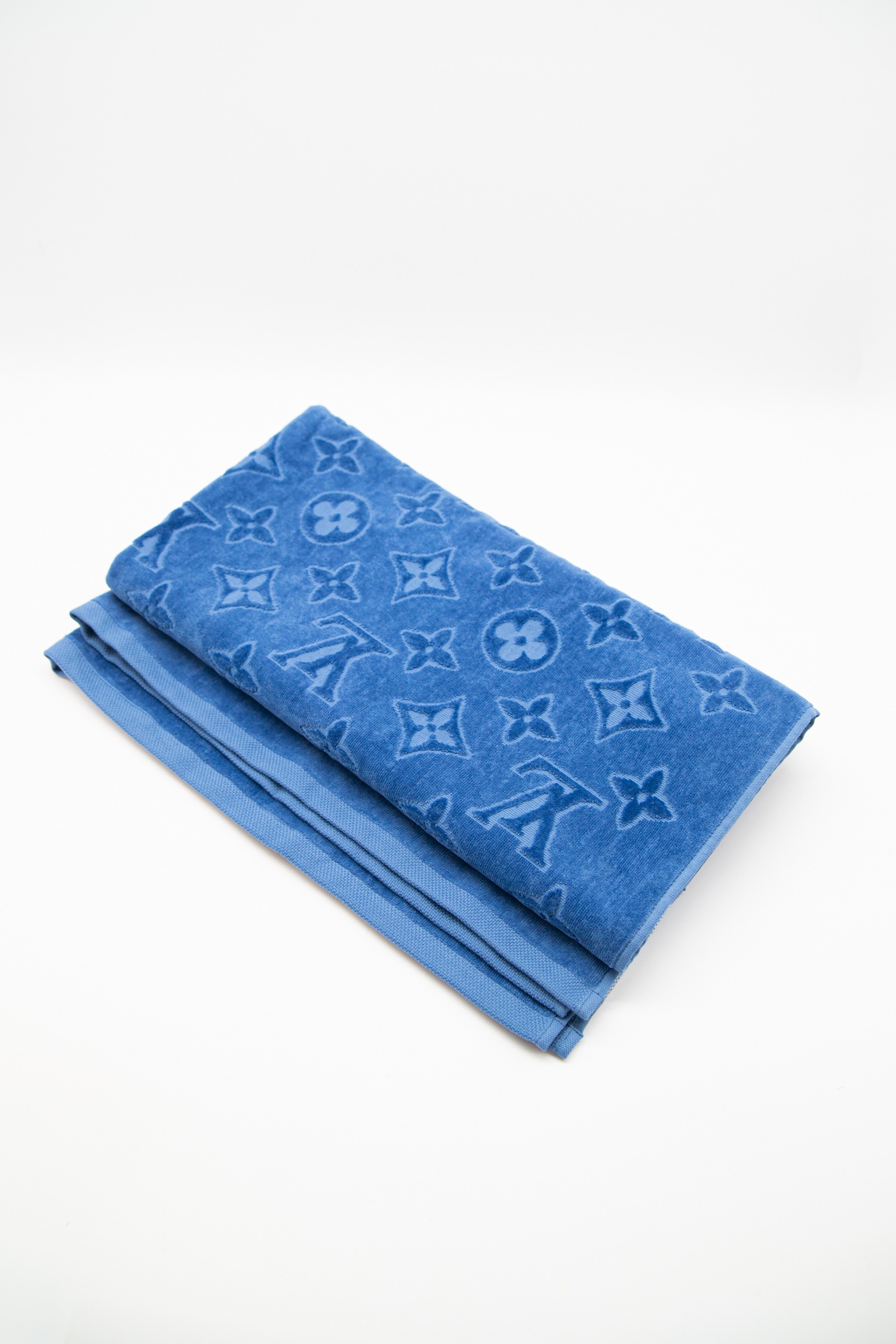 Louis Vuitton Badetuch in Blau und Weiß