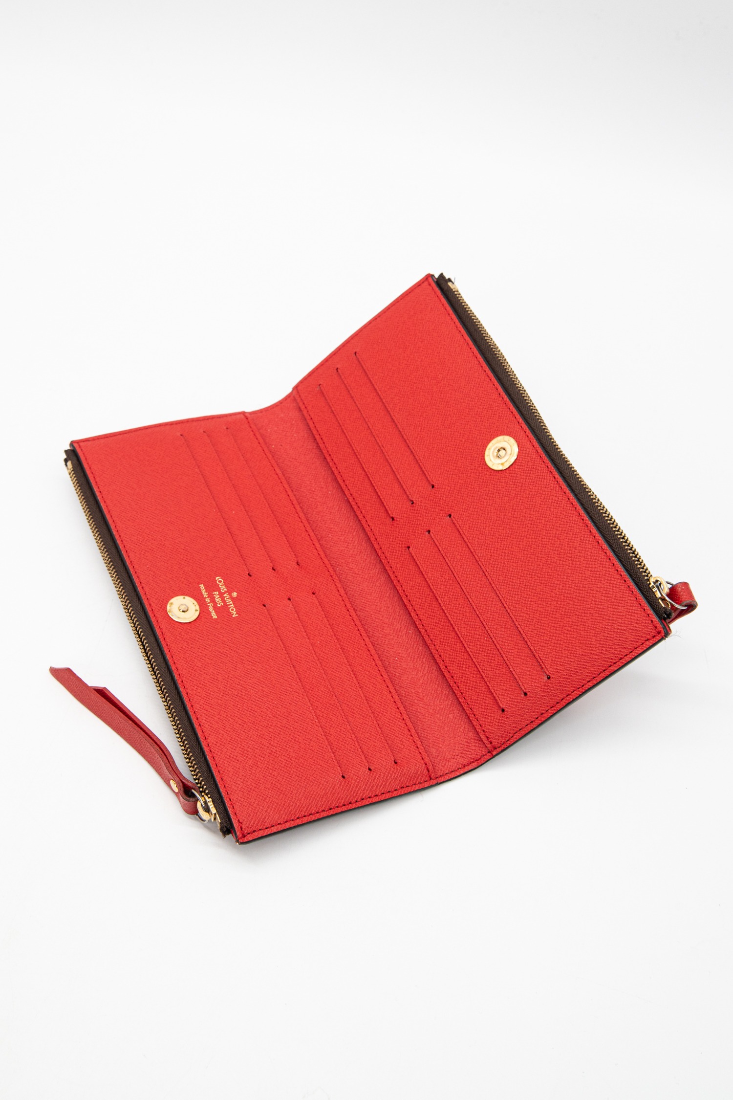 Louis Vuitton "Monogram Adele" Portemonnaie mit roten Details