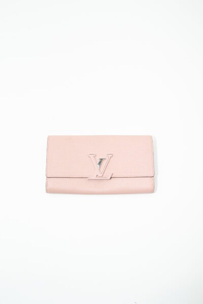 Louis Vuitton "Capucines" Portemonnaie in Rosa