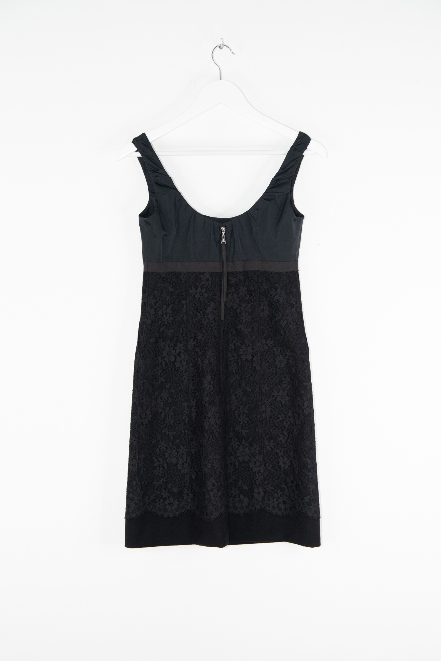 Louis Vuitton Minikleid mit Spitze in Schwarz