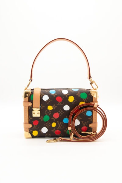 Louis Vuitton x Yayoi Kusama "Side Trunk" Tasche mit Punkten