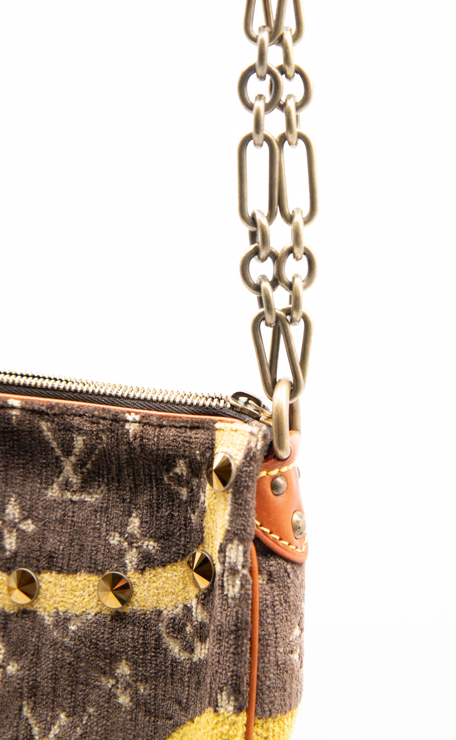 Louis Vuitton "Trompe L'oeil" Handtasche in Dunkelbraun und Gelb