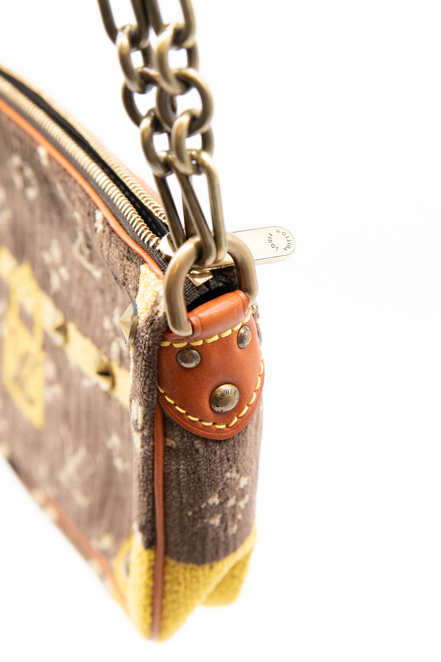 Louis Vuitton "Trompe L'oeil" Handtasche in Dunkelbraun und Gelb