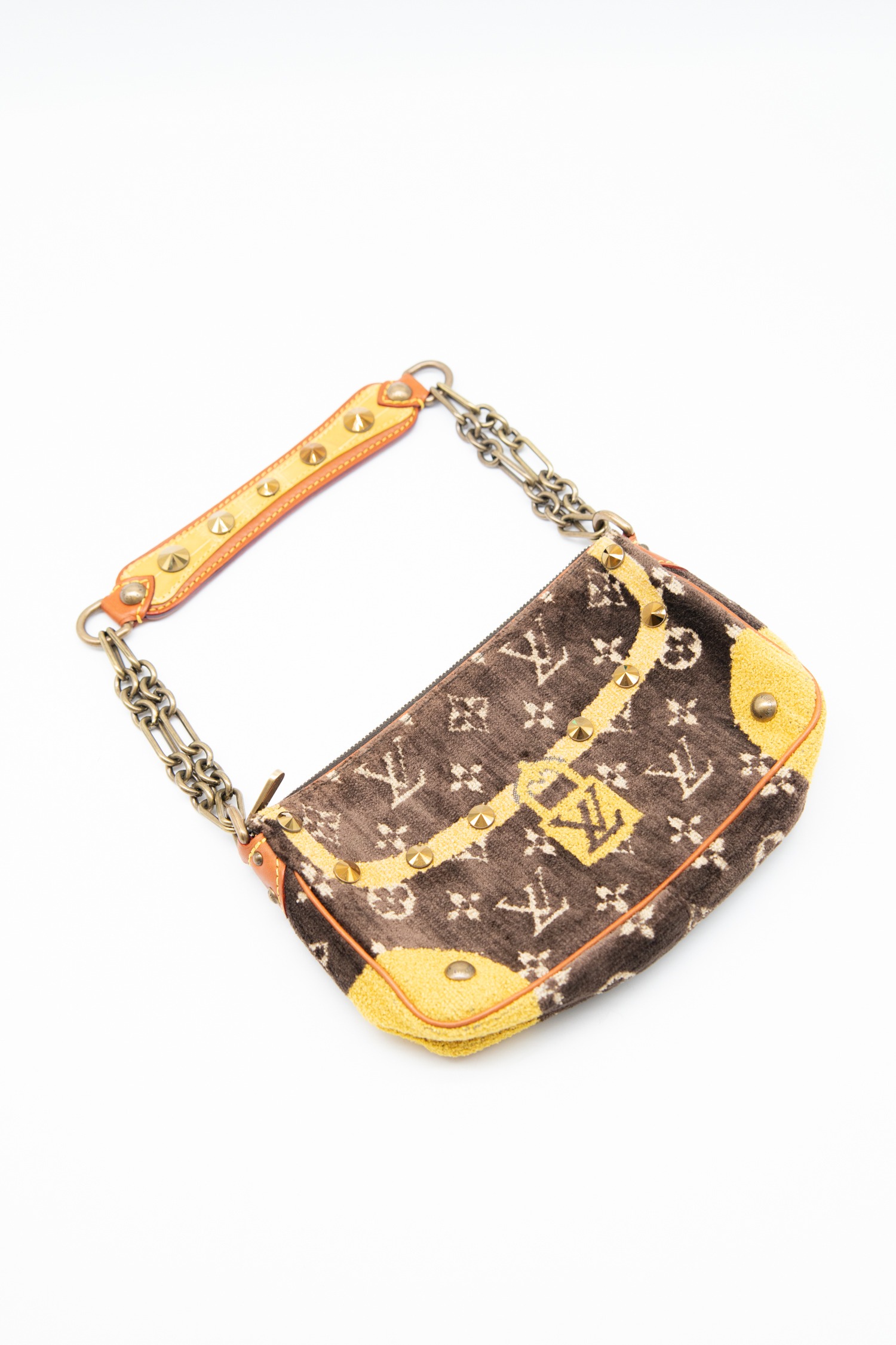 Louis Vuitton "Trompe L'oeil" Handtasche in Dunkelbraun und Gelb