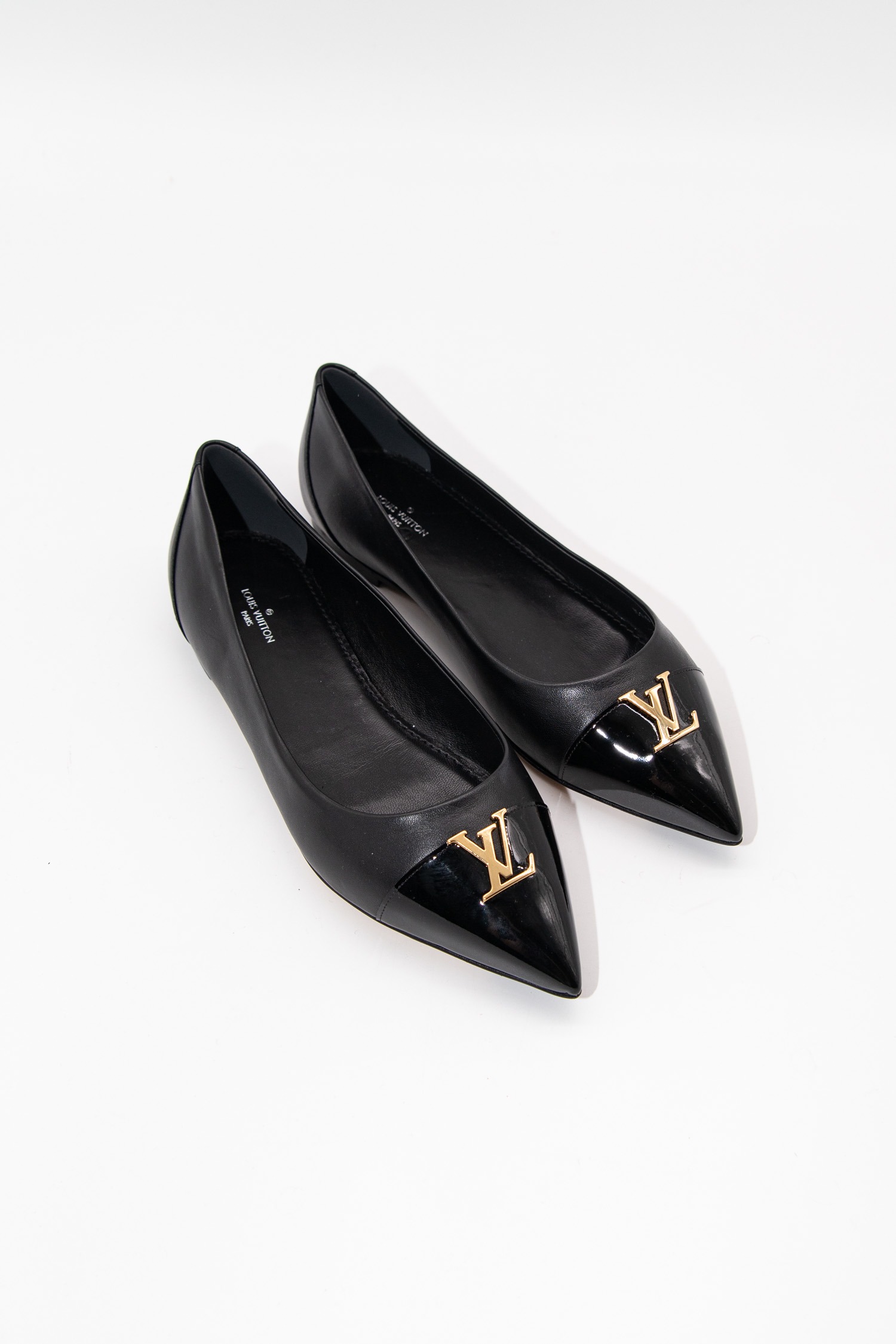 Louis Vuitton Ballerinas in Schwarz
