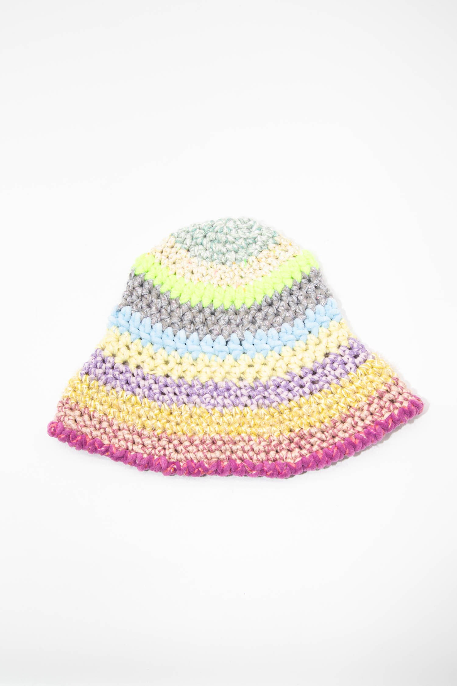 Marylin Roper "Crochet Bucket Hat" in Mint