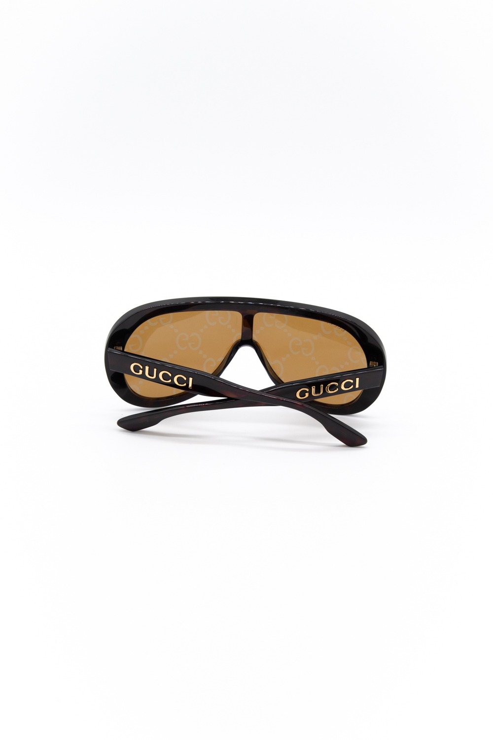 Gucci Mask Sonnenbrille in Schwarz