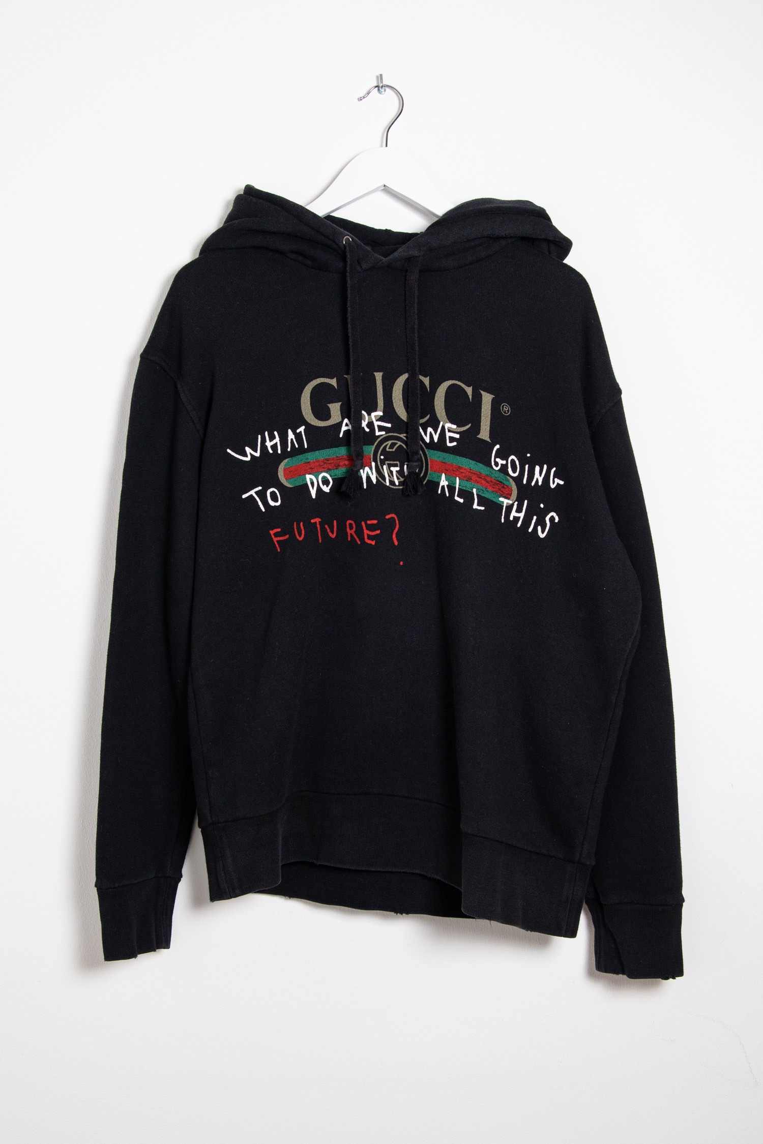 Gucci Sweatshirt mit Print in Schwarz