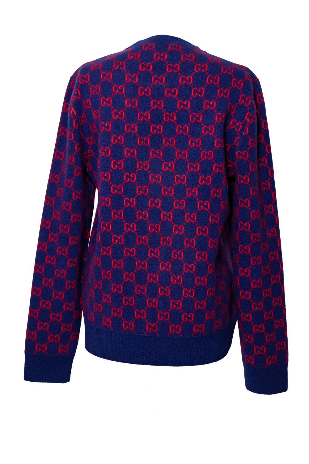 Gucci Pullover in Blau und Rot