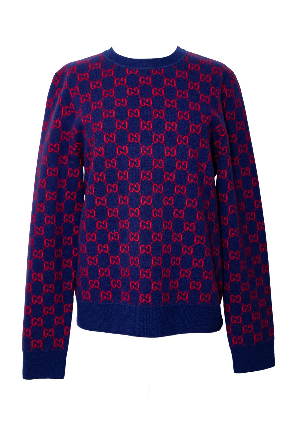 Gucci Pullover in Blau und Rot