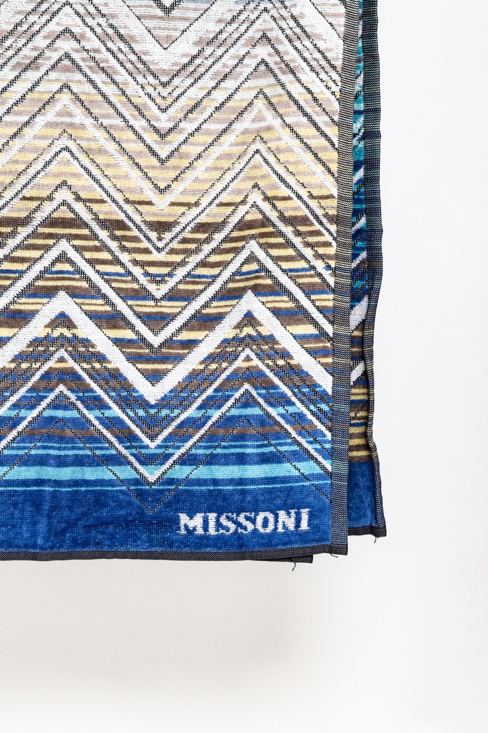 Missoni Home "Tolomeo" Badetuch mit Zickzackmuster